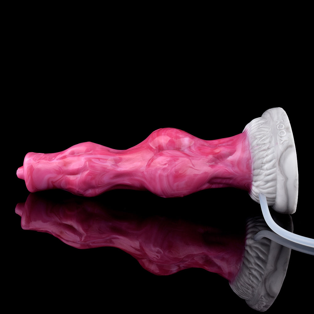 8 Inch Fantasy Double Knot Squirting Dildo