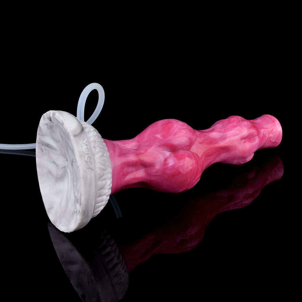 8 Inch Fantasy Double Knot Squirting Dildo