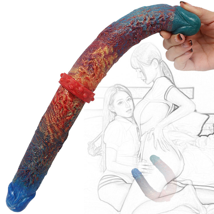 Colored Fantasy Custom Double Dildo-Multiple Specifications