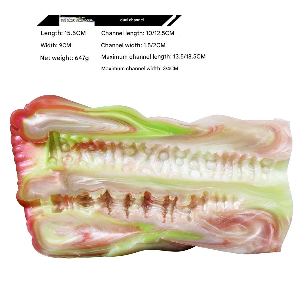 6 Inch Long Silicone Animal Horse Pocket Pussy