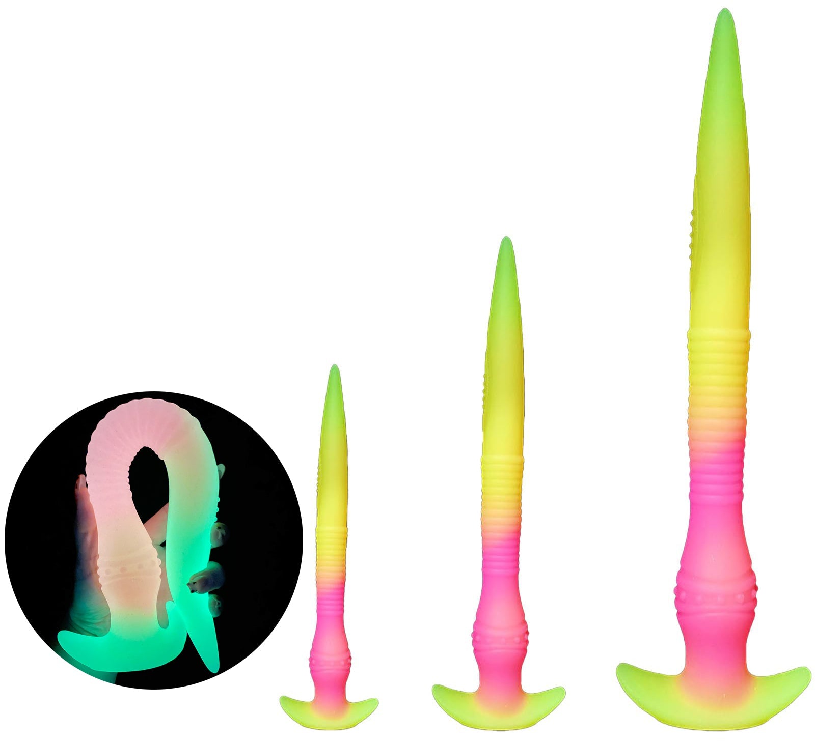 22 Inch Glow In The Dark Fantasy Tentacle Dildo