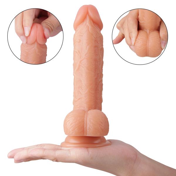 7.1 Inch Realistic Dildo With Strong Suction Cup