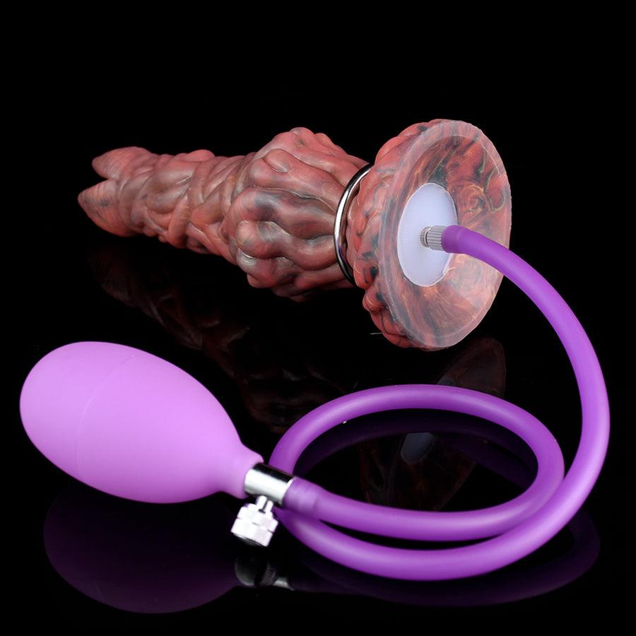 8 Inch Silicone Glow In The Dark Ovipositor Toy