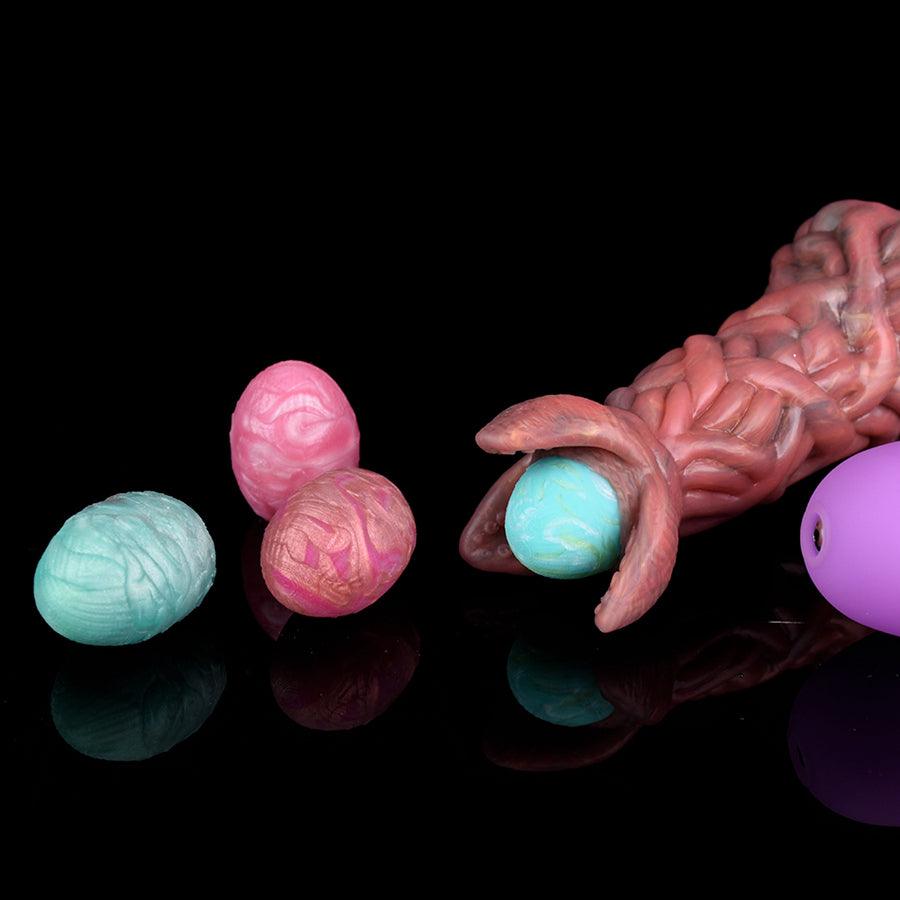 8 Inch Silicone Glow In The Dark Ovipositor Toy