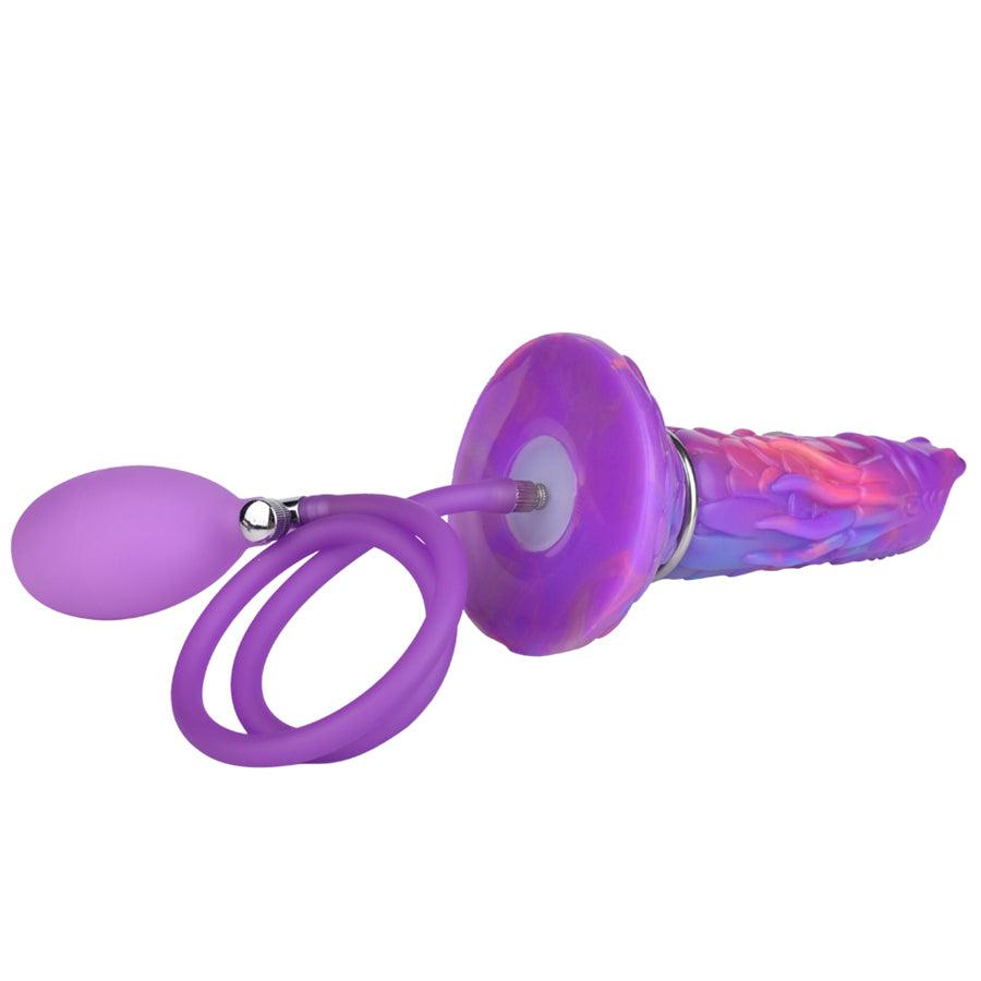 7 Inch Purple Silicone Dragon Ovipositor Dildo