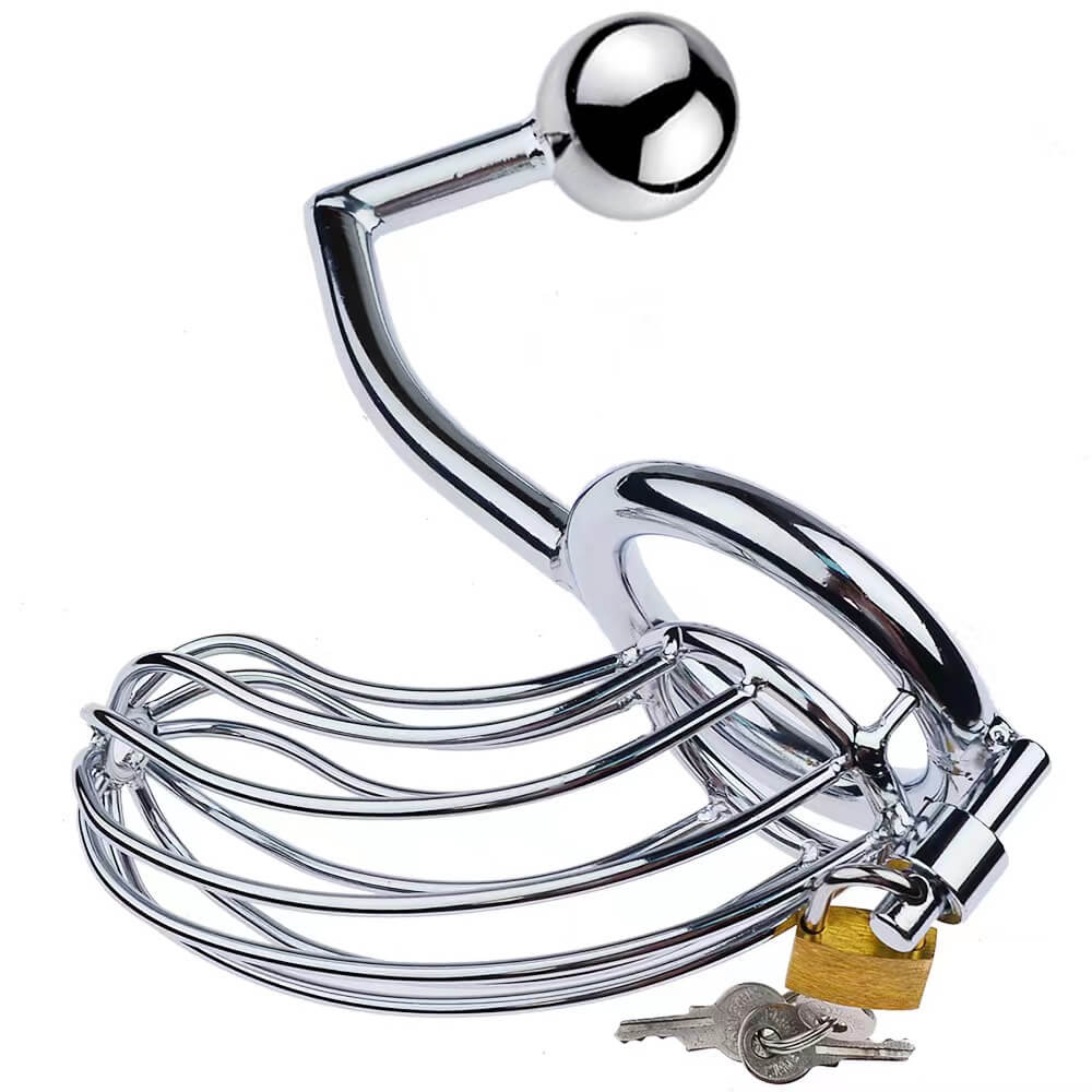 Male Chastity Device BDSM Anal Hook Set