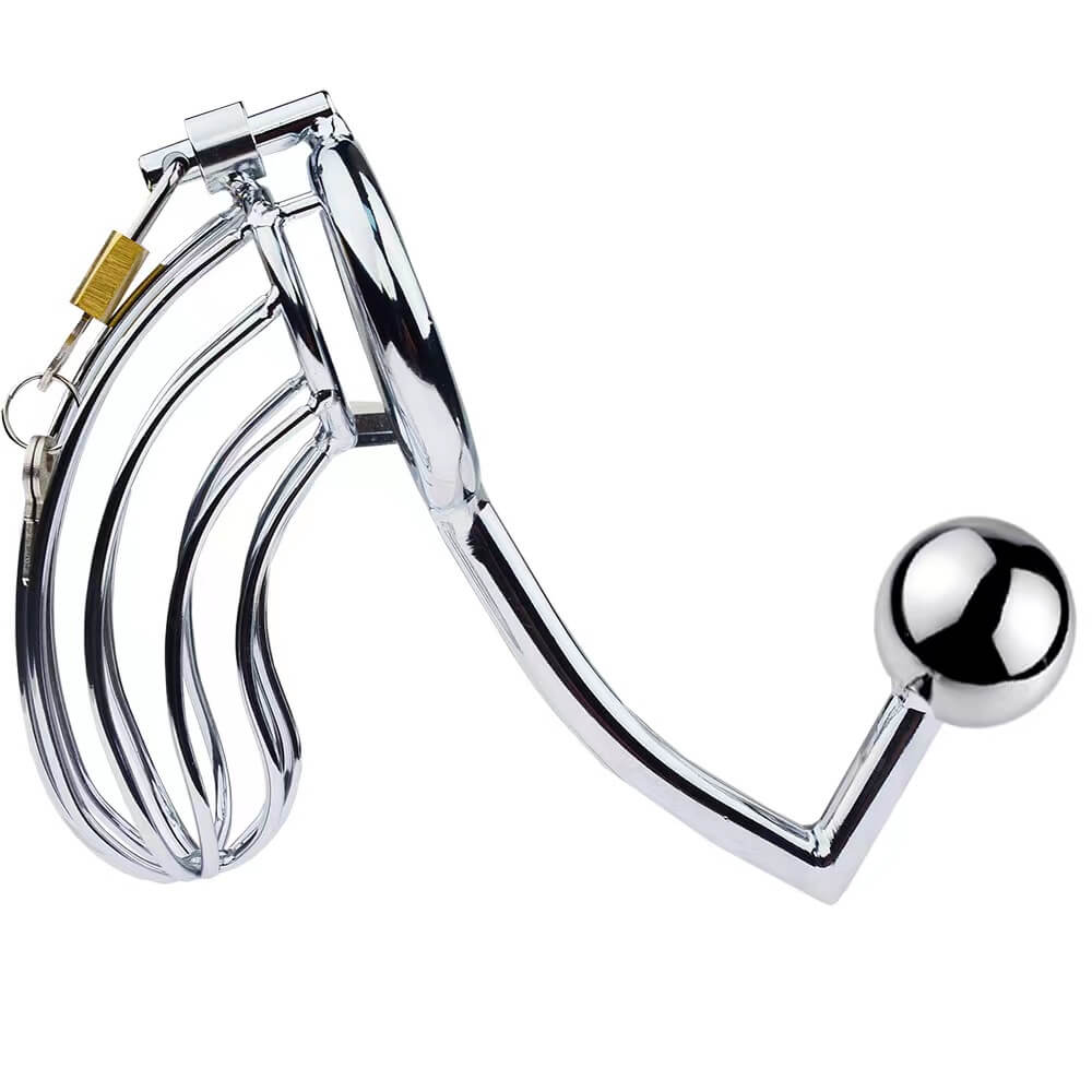 Male Chastity Device BDSM Anal Hook Set