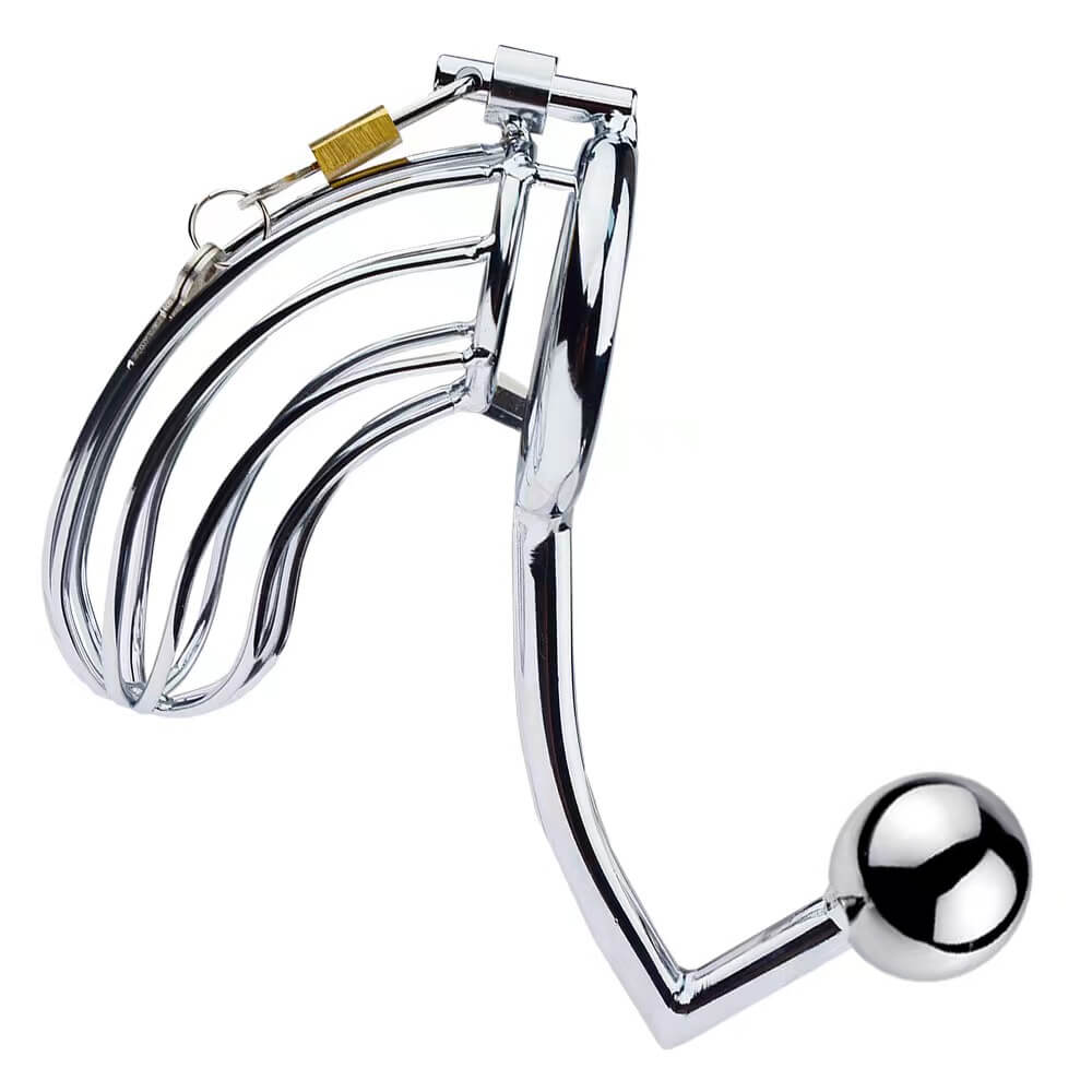 Male Chastity Device BDSM Anal Hook Set
