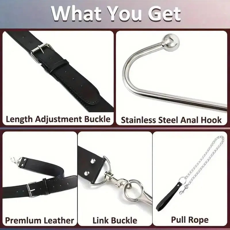 BDSM Bondage Kit with Anal Hook