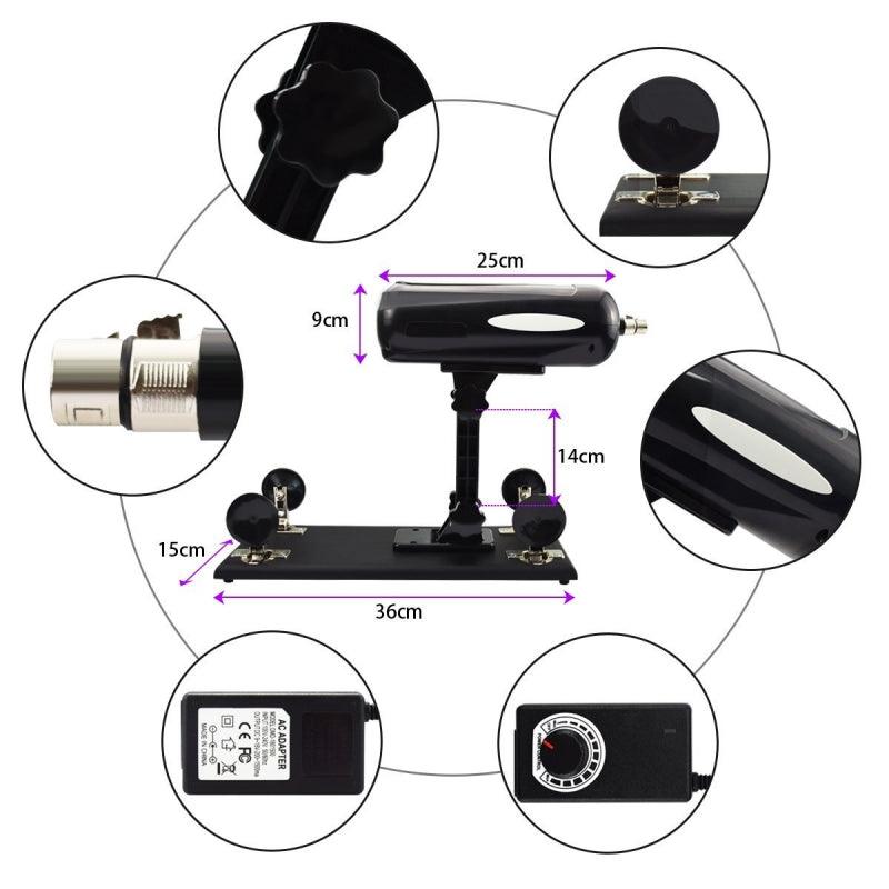 Black Powerful Anal Orgasm Sex Machine