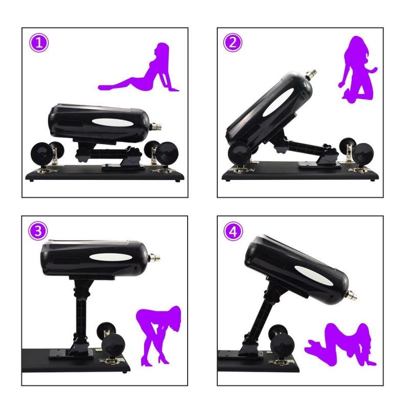 Black Powerful Anal Orgasm Sex Machine