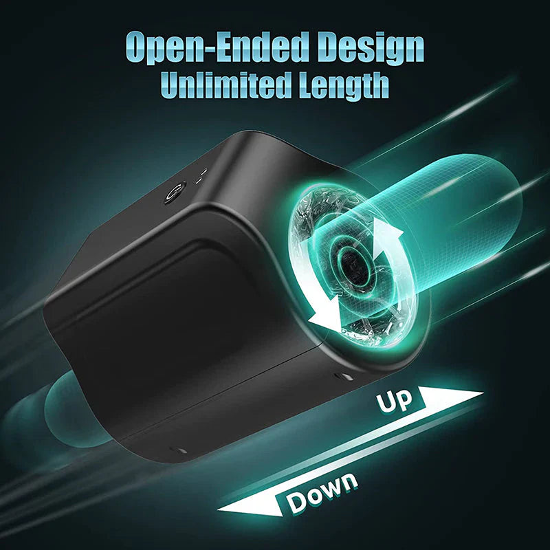 Double Channel Opening Electric Male Masturbator