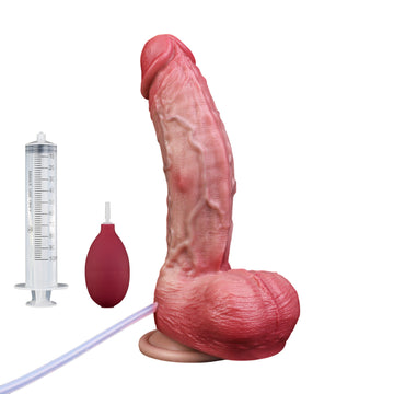 7 Inch Dual Density Squirting Realistic Dildo