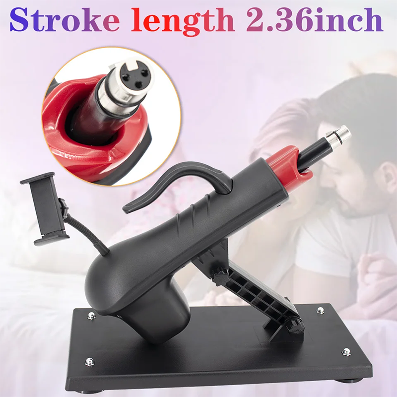 Black Remote Controlled Adjustable Powerful Sex Machine