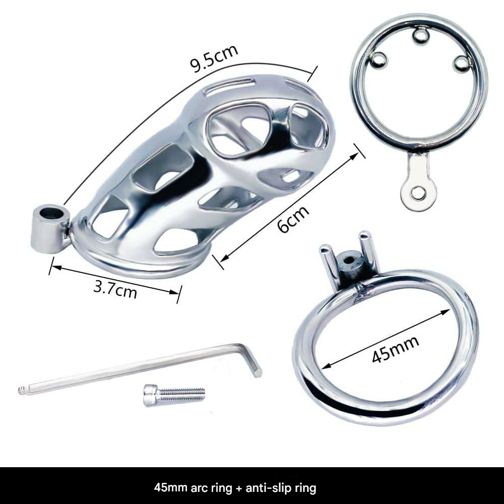 stainless steel Cobra Male chastity cage