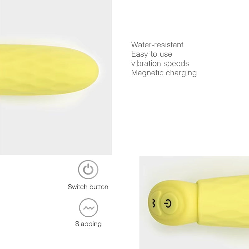 Yellow Clitoris Massager Banana Vibrator