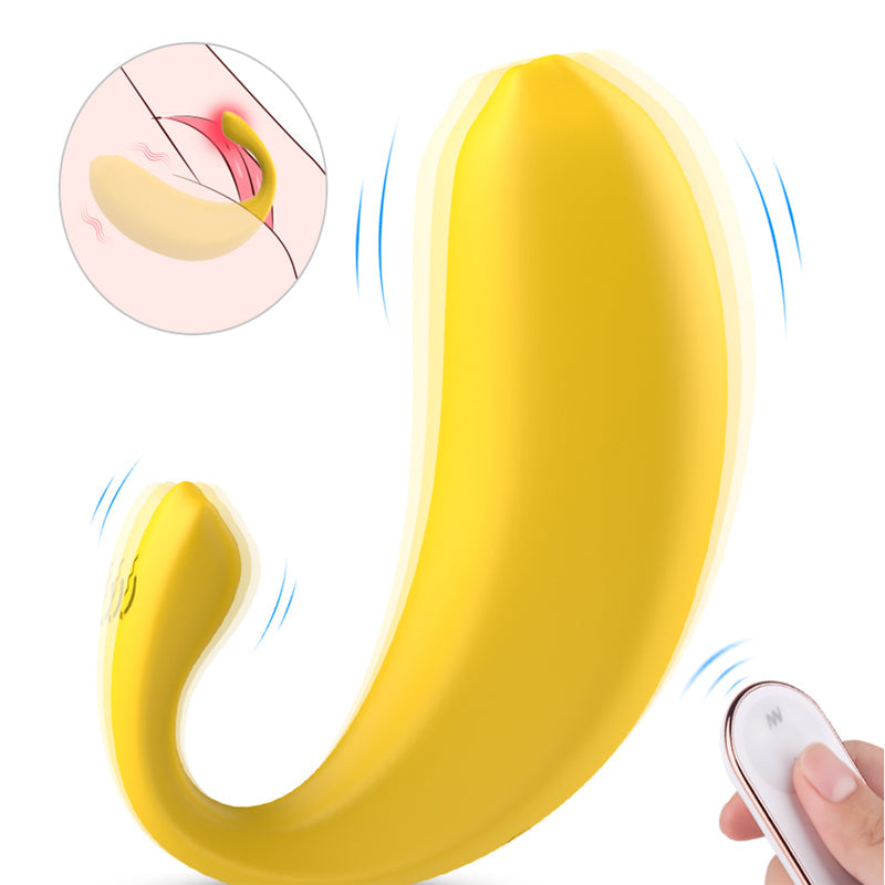 Small Banana Disguise G spot Remote Control Vibrator