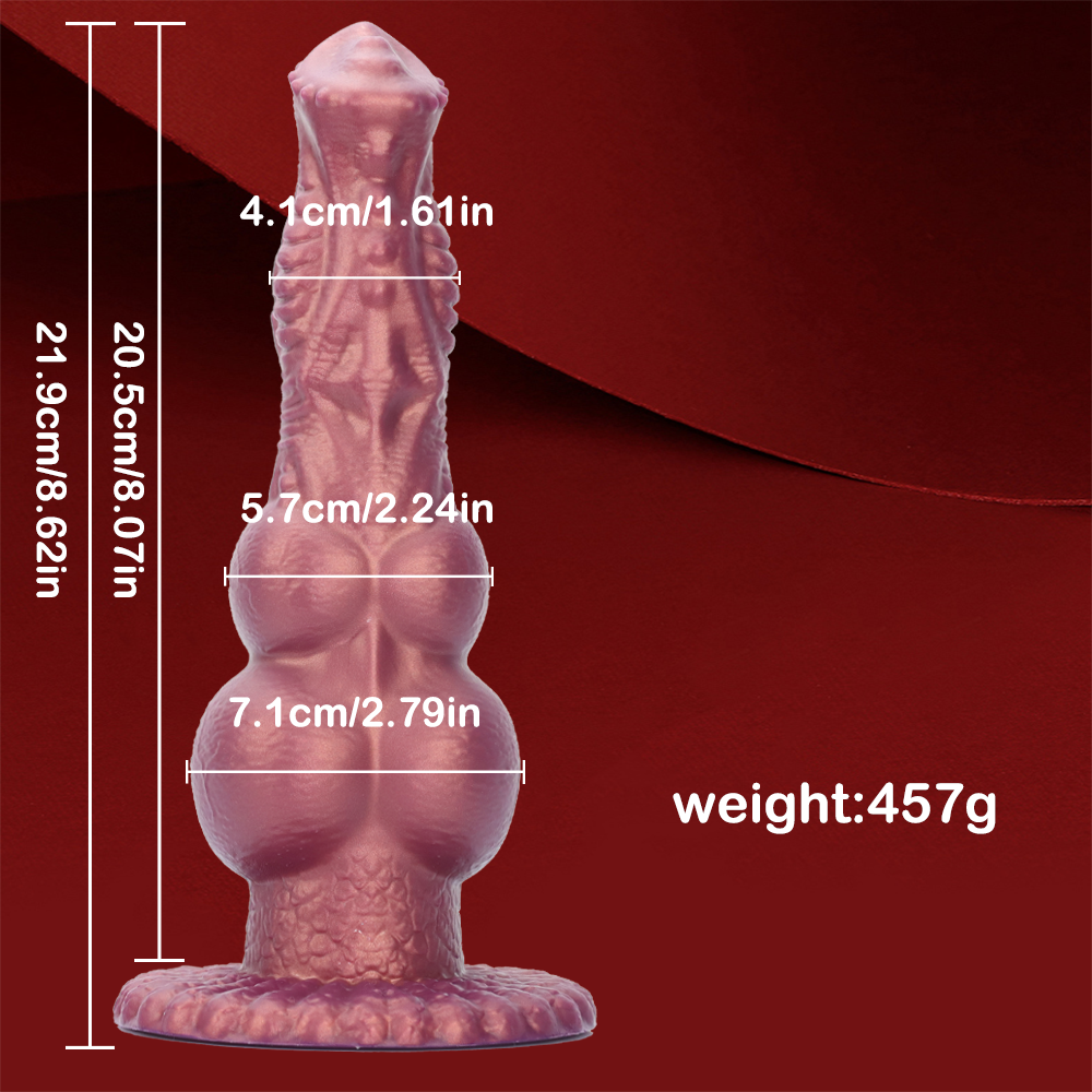8 Inch Monster Knot Dildo Butt Plug