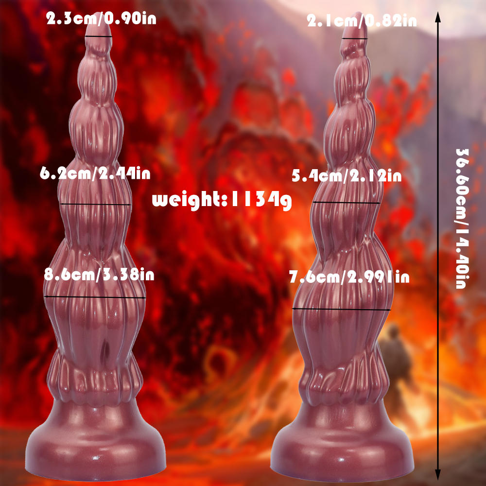 14 Inch Conical Soft Huge Butt Plug