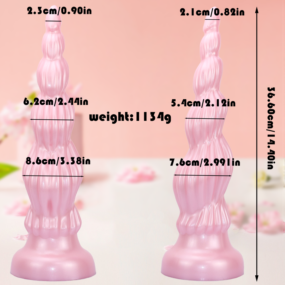 14 Inch Conical Soft Huge Butt Plug