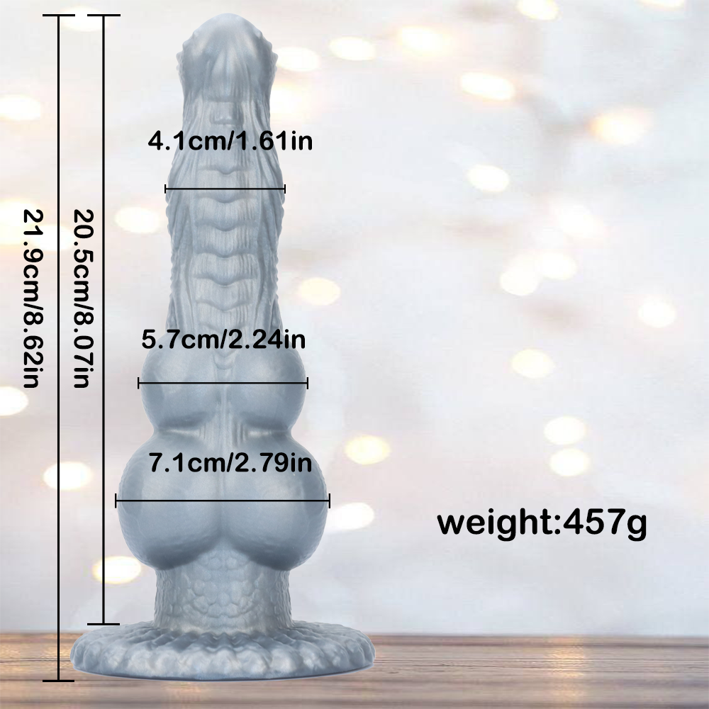 8 Inch Monster Knot Dildo Butt Plug