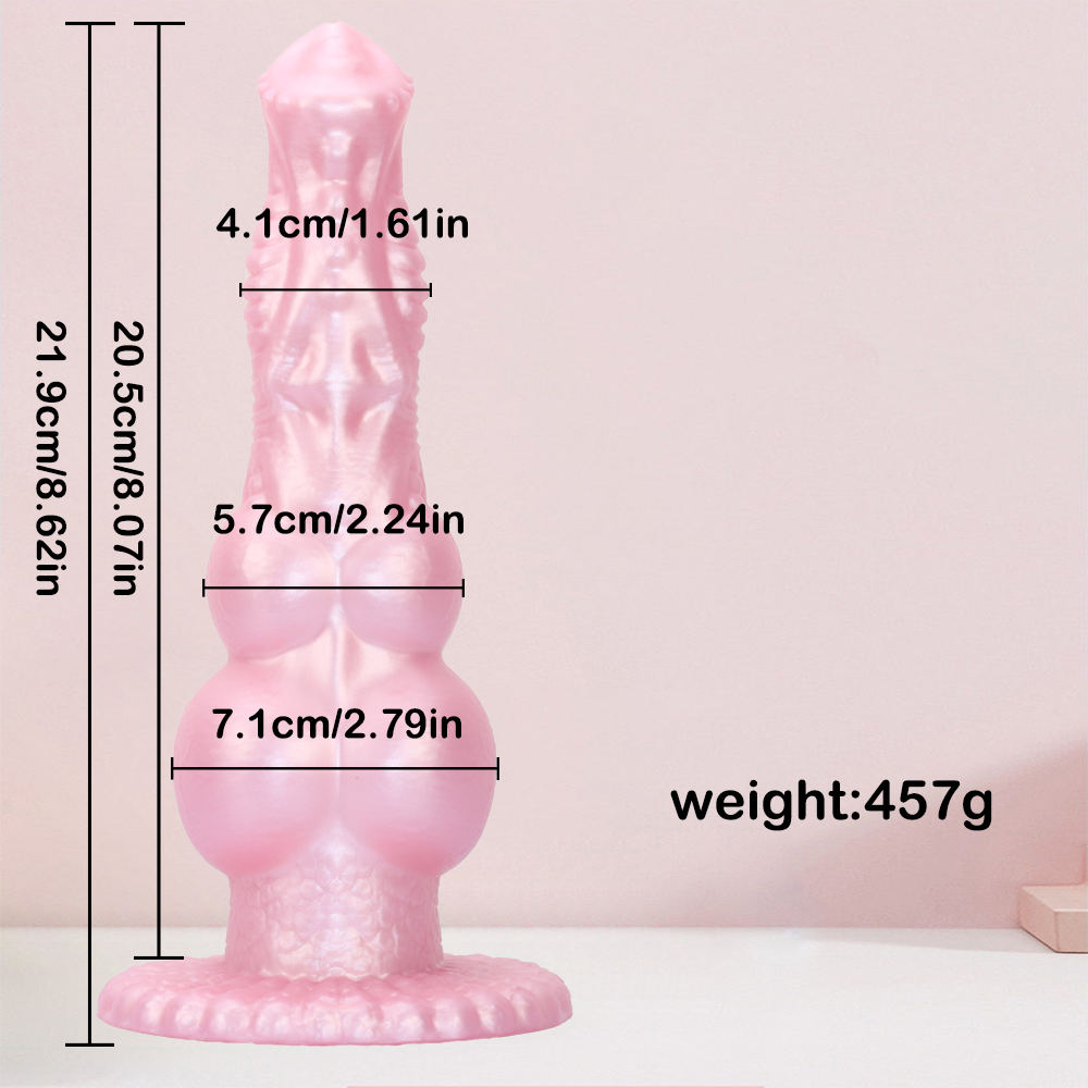 8 Inch Monster Knot Dildo Butt Plug