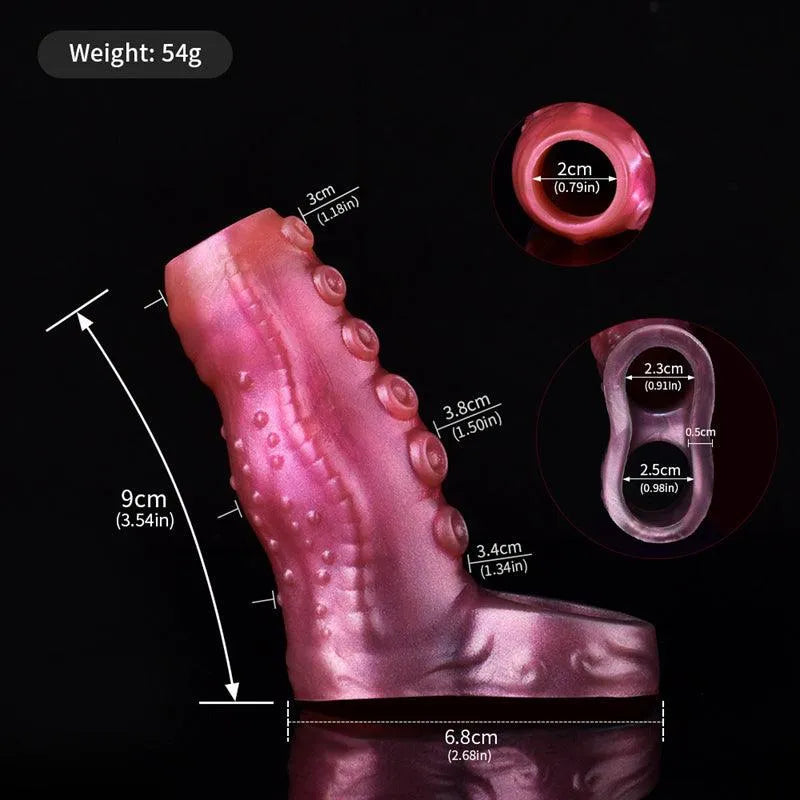 Premature Ejaculation Aid Octopus Tentacle Penis Sleeve