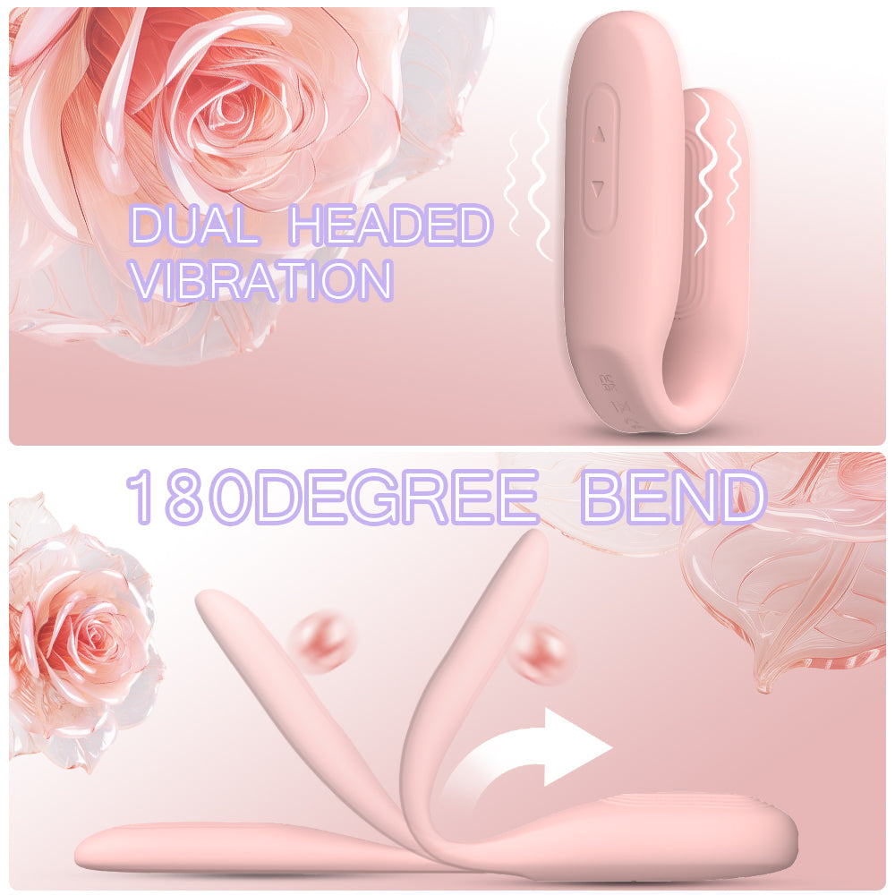 Pink Wearable Dual Head G Spot Vibrator