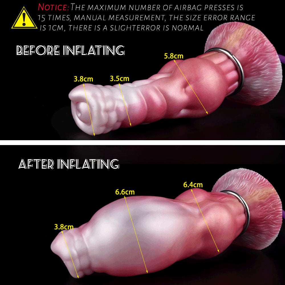 Fantasy Horse knot Inflatable Dildo