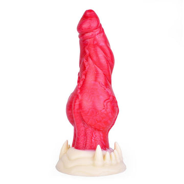 7 Inch Red Spiked Fantasy Dog Dildo