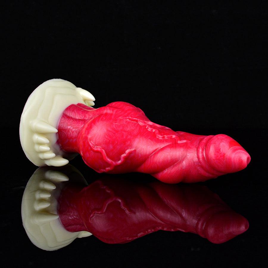 7 Inch Red Spiked Fantasy Dog Dildo