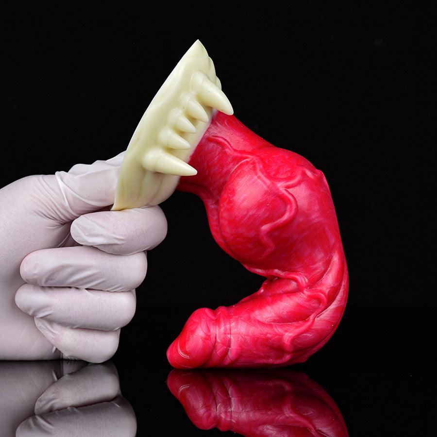 7 Inch Red Spiked Fantasy Dog Dildo