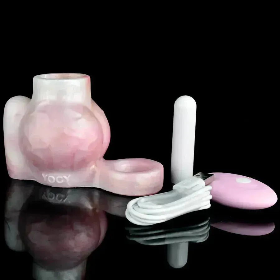 Super Big Knot Delayed Ejaculation Vibrating Penis Sleeve