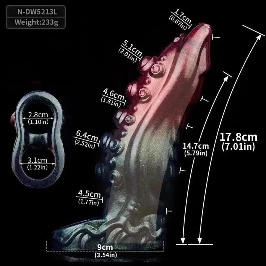 7 Inch Tentacle Monster Penis Extension Sleeve