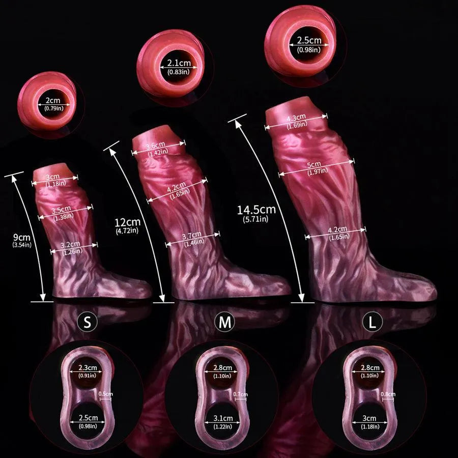 5 Inch Richly Textured Penis Enlargement Sleeves