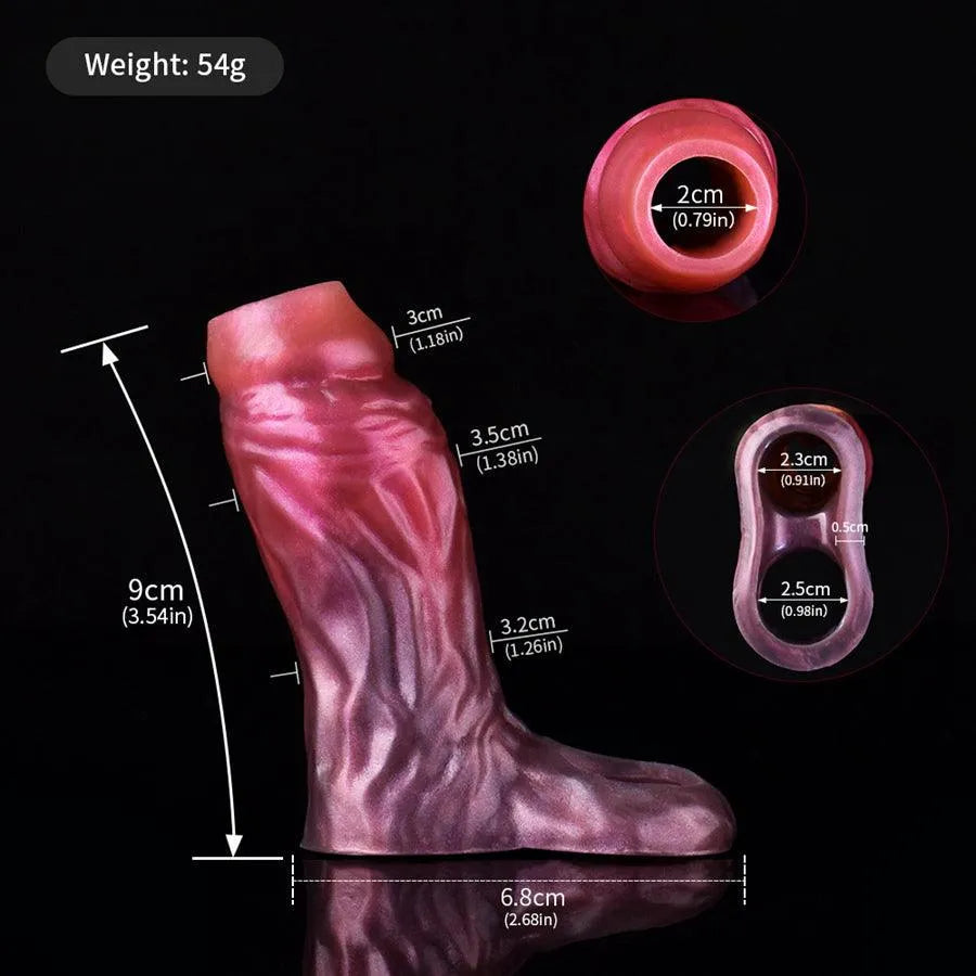5 Inch Richly Textured Penis Enlargement Sleeves