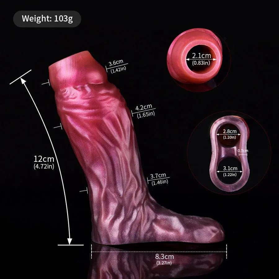 5 Inch Richly Textured Penis Enlargement Sleeves