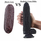 画像をギャラリー ビューアにロード Black Corn Dildo Disguised Anal