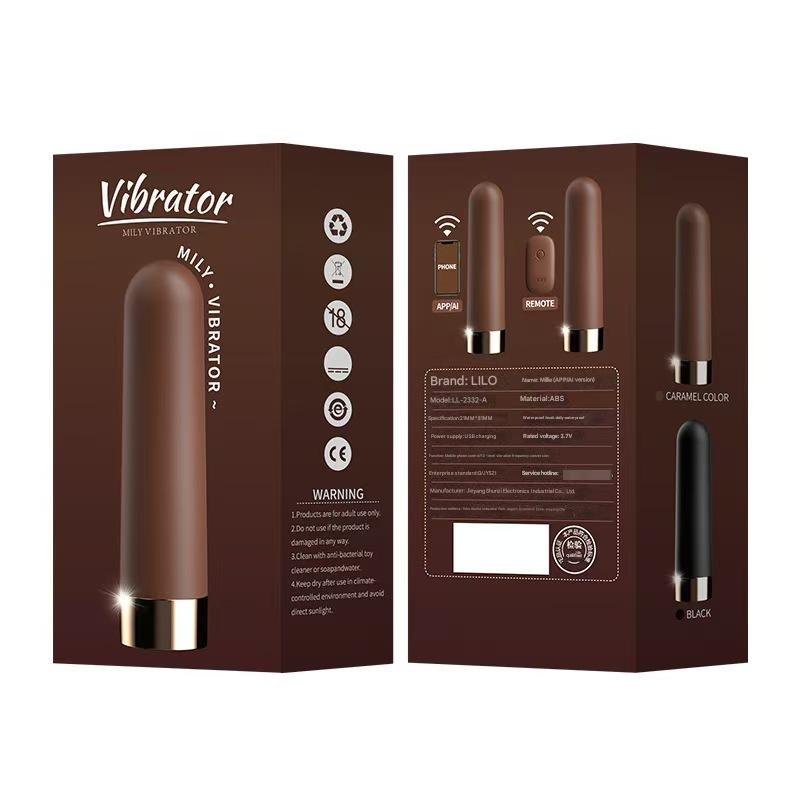 Vibrator With Remote Brown Small Bullet Vibrator