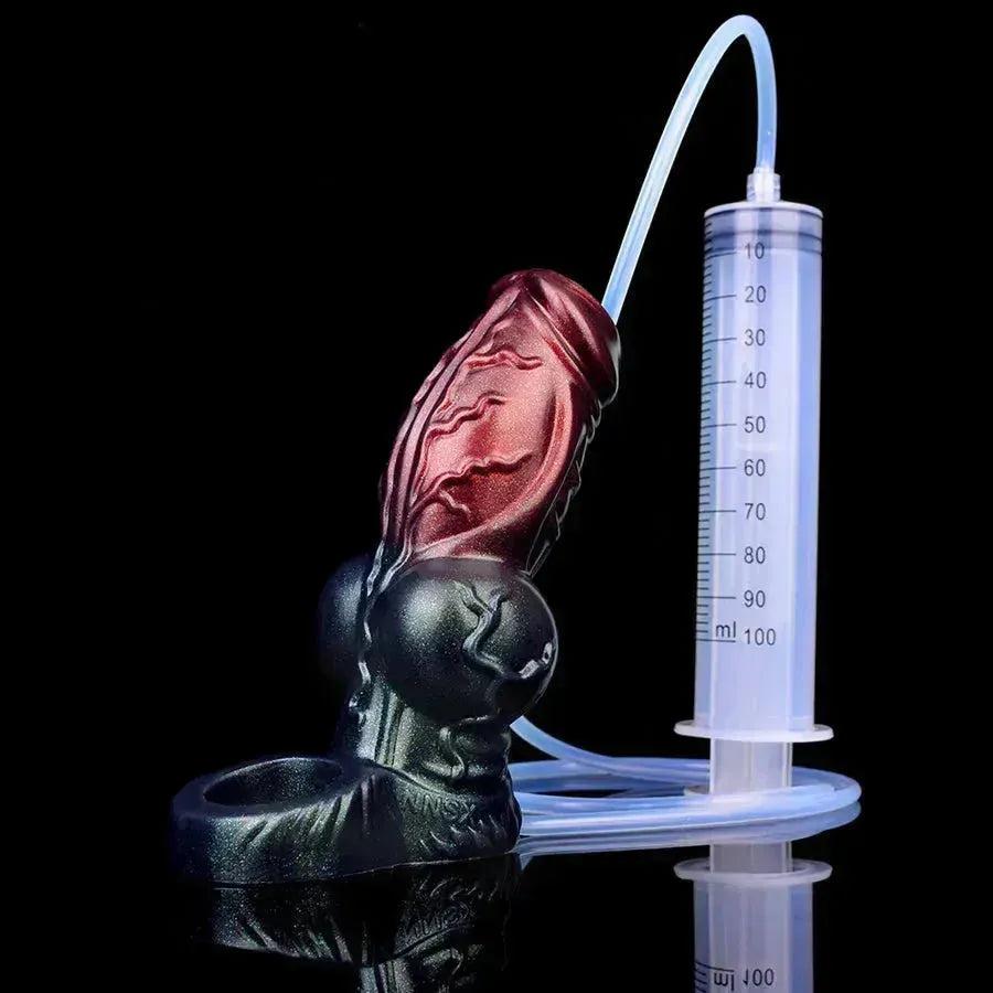 5 Inch Open Knot Squirting Penis Sleeve