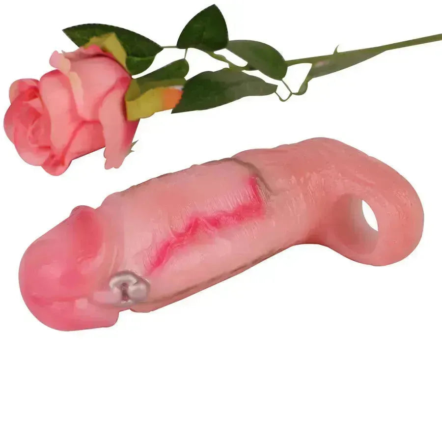 Comfortable Silicone Realistic Cock Long-lasting Penis Sleeve