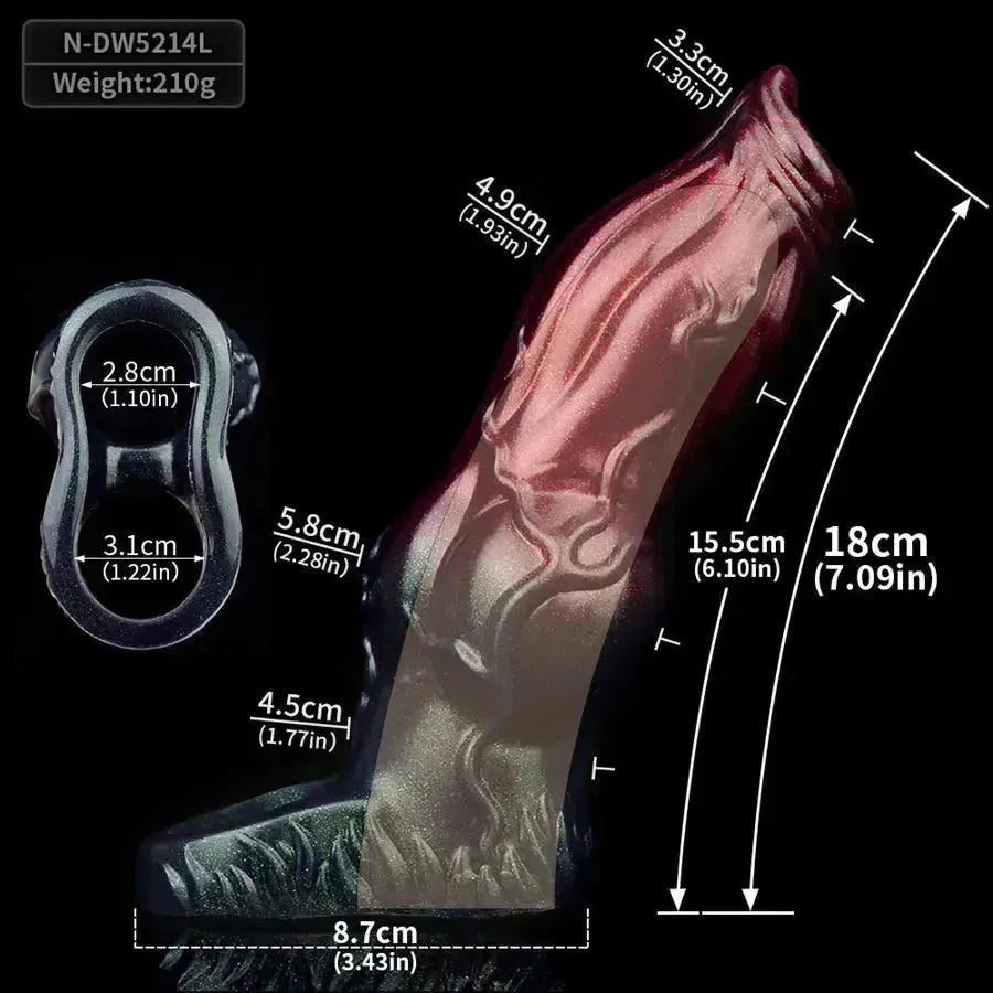 Wolf Knot Silicone Penis Extension Sleeve