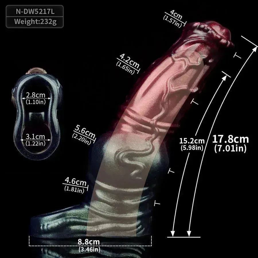 7 Inch Horse Knot Fantasy Penis Sleeve