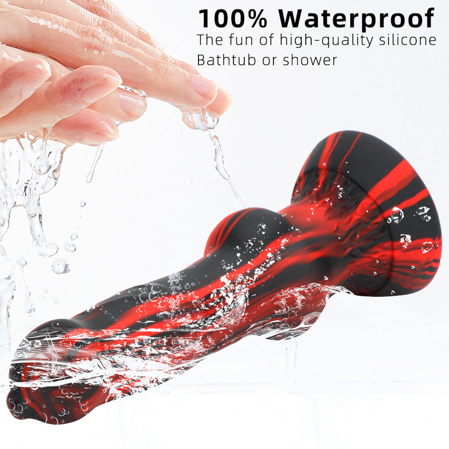 7 Inch Dog Knot Silicone Anal Dildo