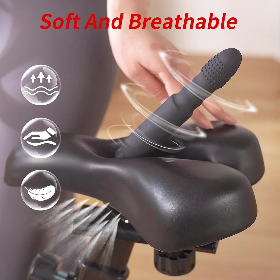 Dildo Bike Seat Helibo Hidden Sex Toys