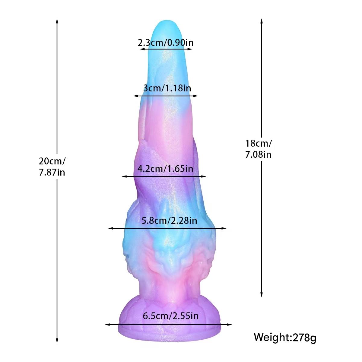 Skull Cone Extreme Silicone Monster Dildo