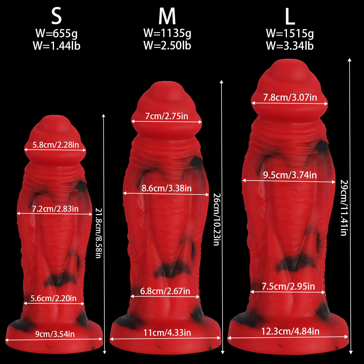 3 Inch Wide Extra Large Monster Dildo
