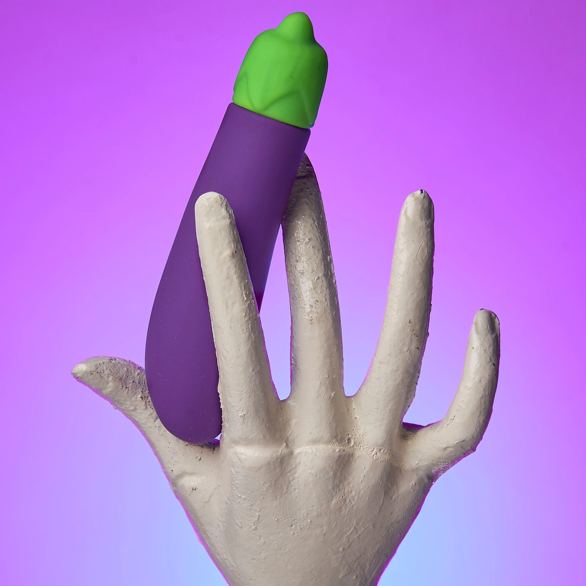 Cute Small Eggplant Clit Vibrator