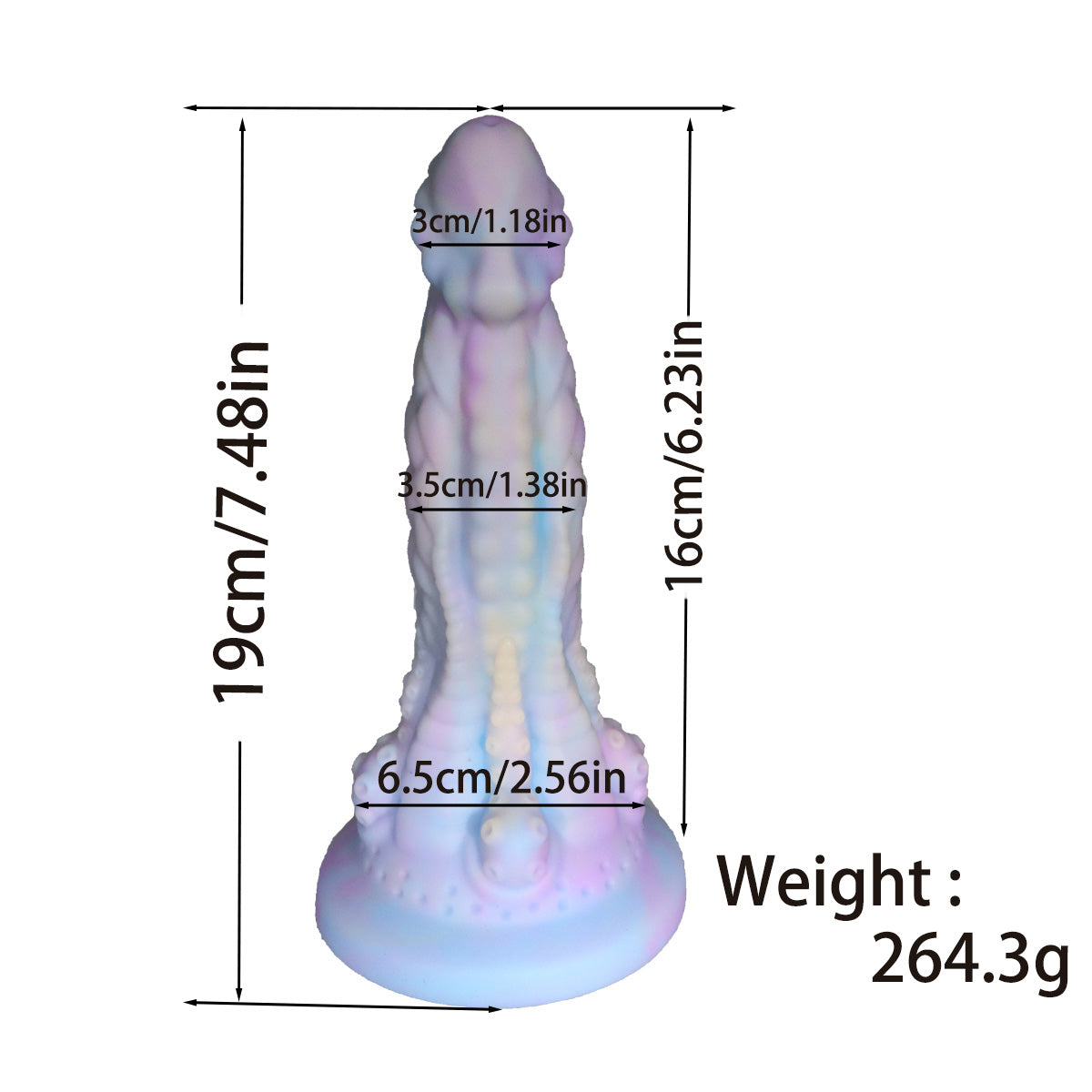 7 Inch Octopus Monster Tentacle Dildo