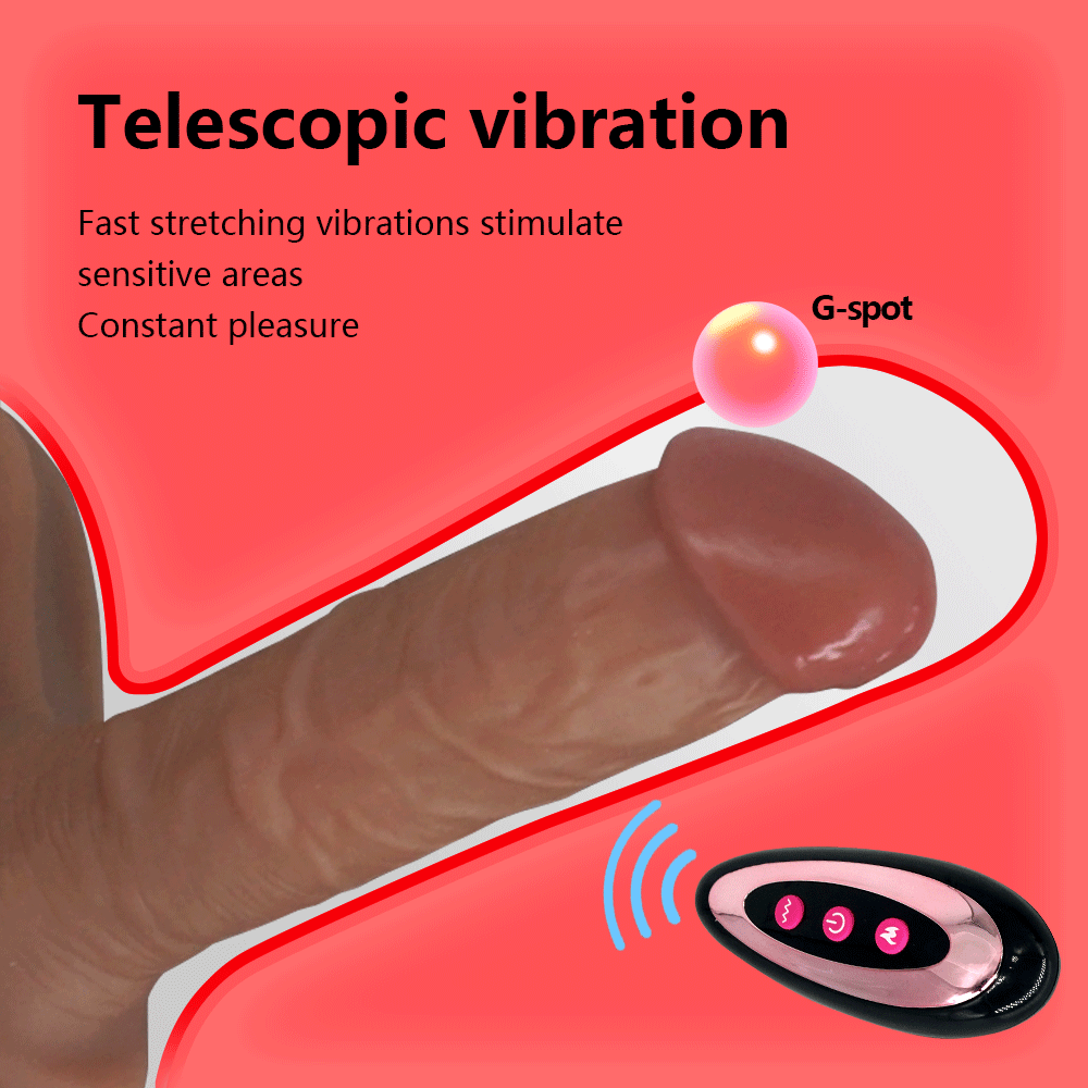 Wearable Remote Quiet Dildo Vibrating Panties
